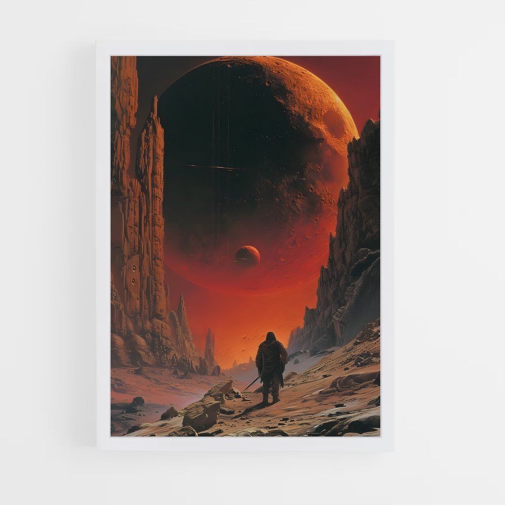 Poster Voyageur des Sommet – affiche Art spatial (vue 3)